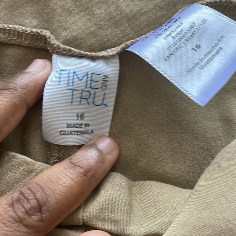 Beige Khaki Work Pants - Picture 2 of 4